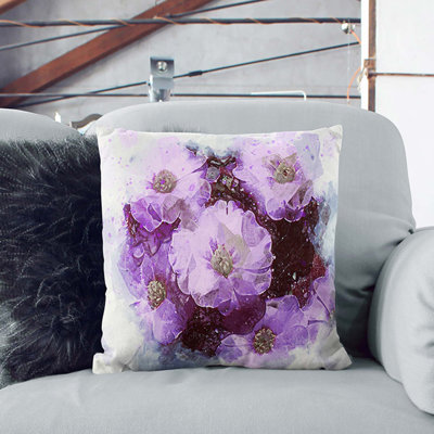Floral Square Cushion