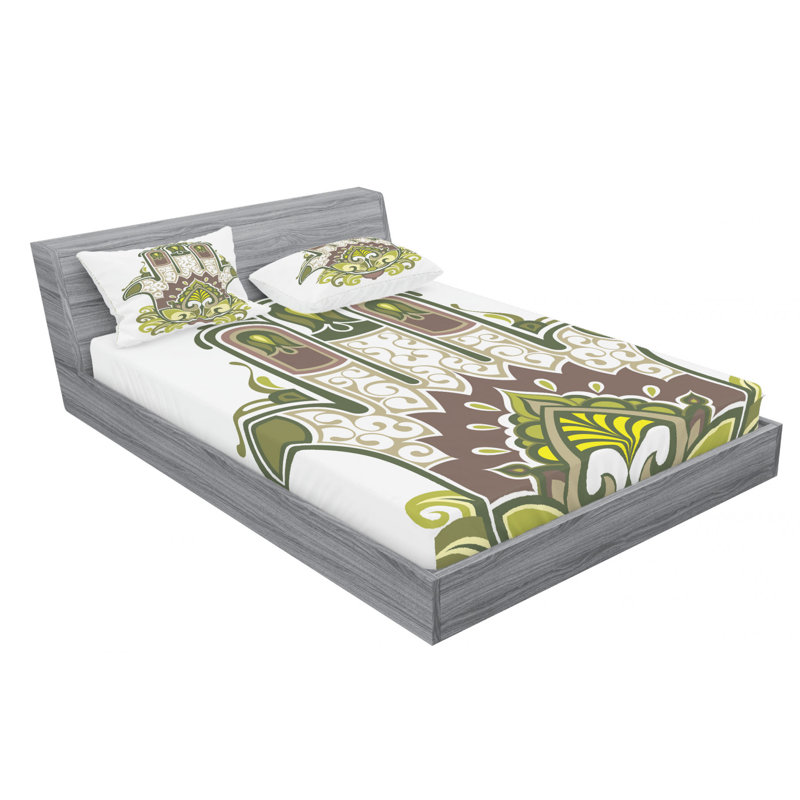 Microfiber Sheet Set, Full Sheet Set with Fitted Sheet