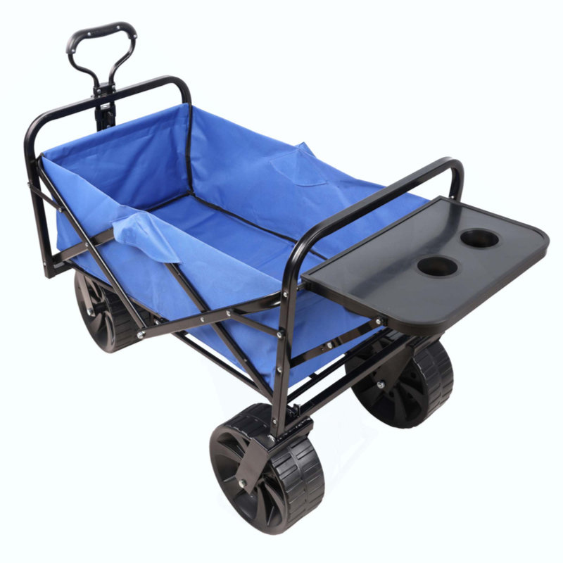 Chariot de plage pliable, Bleu