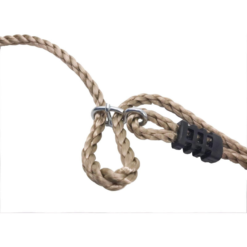 Corde en nylon robuste réglable en longueur 2 pièces, sangles de balançoire de 39 po