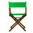18" Folding Director Chair-19623332-19623338