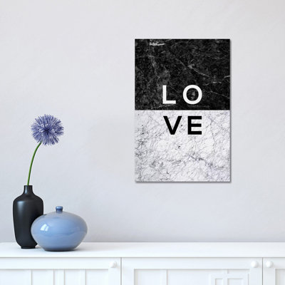 Love B&W by Orara Studio - Wrapped Canvas Print