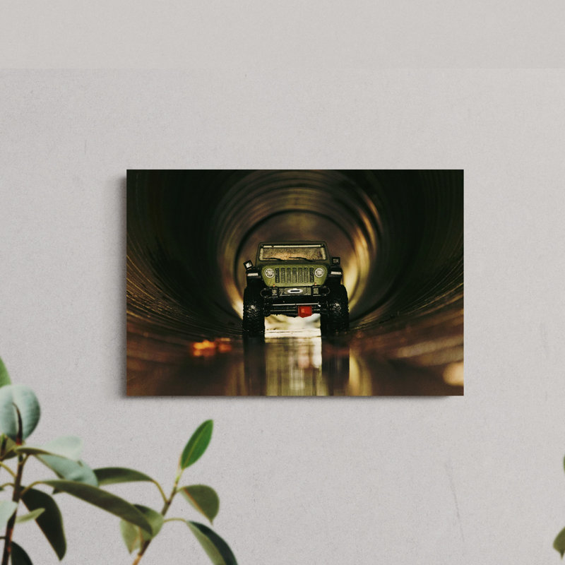 Adventure Vehicle in Tunnel for Explorers' Spaces, 8" H x 12" W