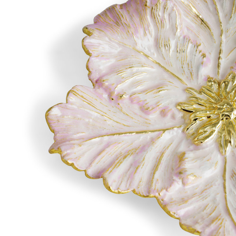 Tulip Catch All, Gold/Pink