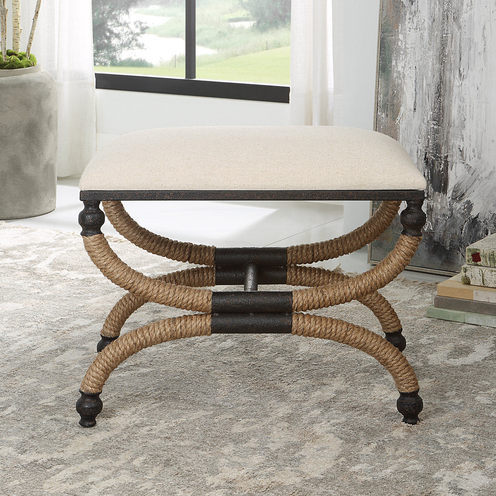 Ine 24" Ottoman