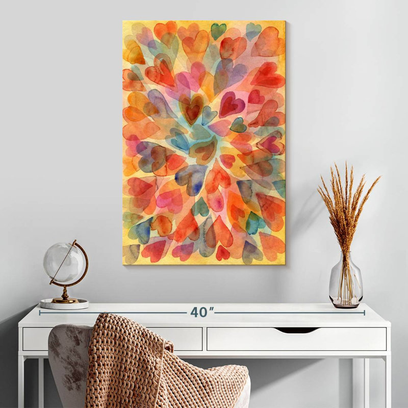 Hardie Hearts, 30" H x 20" W