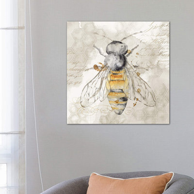 Queen Bee II by Eva Watts - Wrapped Canvas Print