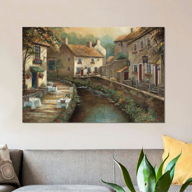 « bill pub », reproduction d’art sur toile, H 18 po x l 26 po x P 1,5 po