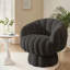 Fauteuil demi-tonneau rembourré rembourré avec coussin-686820958