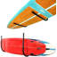 Dual-Mount Steel Surfboard & SUP Rack - 50Lbs Capacity, Padded Arms, Ceiling/Wall Storage for Kayaks