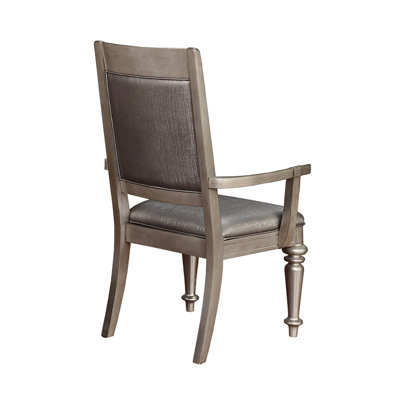 Chaise d'appoint capitonnée Polygala en gris