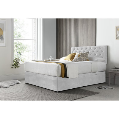 Florida Naple Divan Ottoman with Headboard on Struts