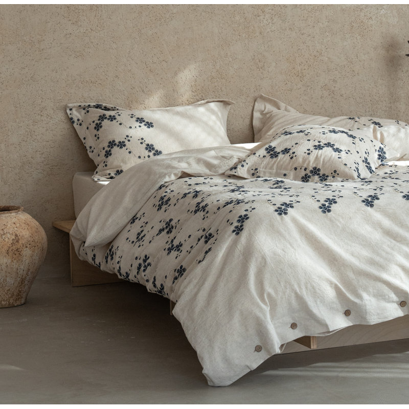 Ensemble de housse de couette Trinity Linen, Housse de couette pour très grand lit et 2 taies