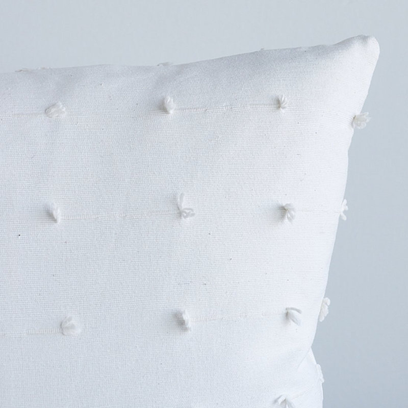 Teton Pillow, 24" x 24", Snow