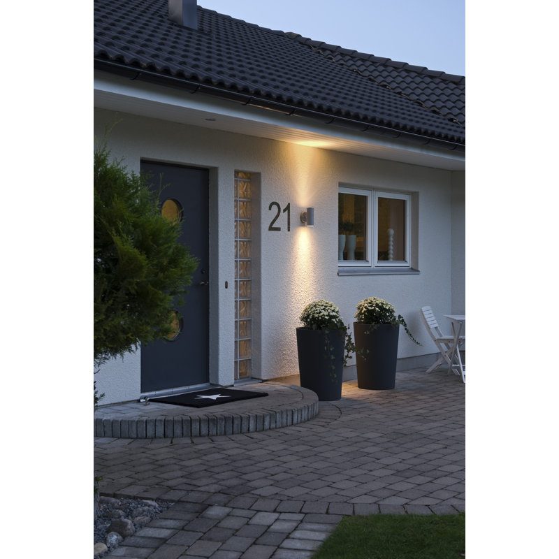 Modena 2 - Bulb Outdoor Armed Sconce, Grey