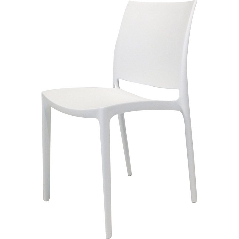 Chaise d'appoint Vata, Blanc