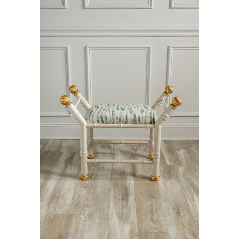 Boca Wilcrest Moss Bench, White