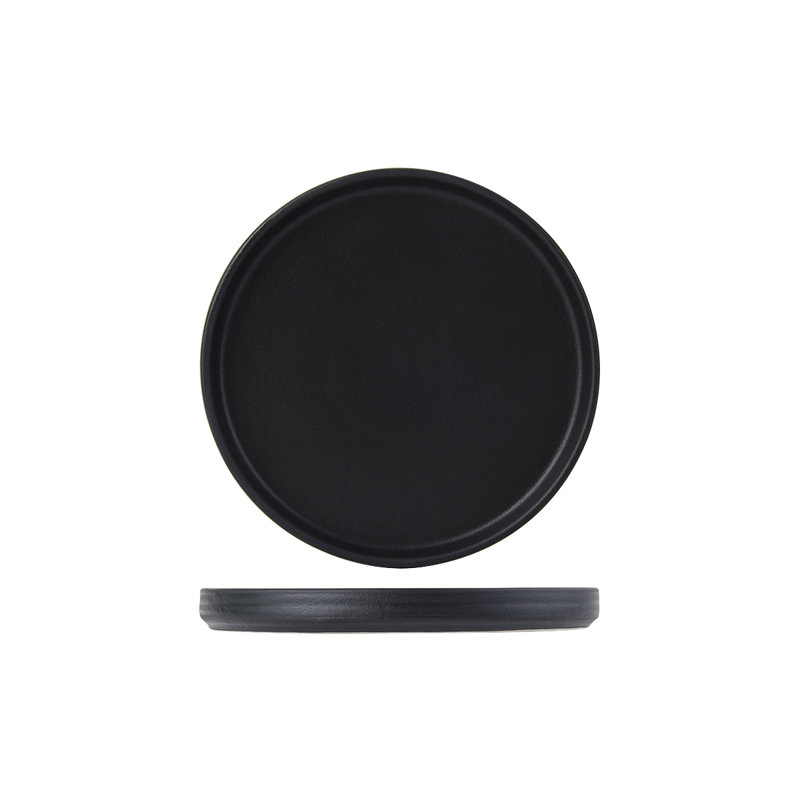 Plaque Zion 6-1 / 2 po x 5/8 po côté droit, Noir