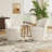 Morden Barrel Swivel Accent Chair with Storage,No Assembly Required-89129578