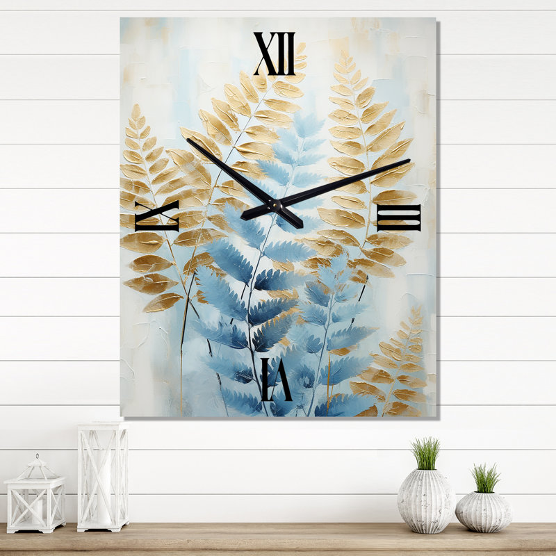 Catabay - Ferns Wall Clock, Large