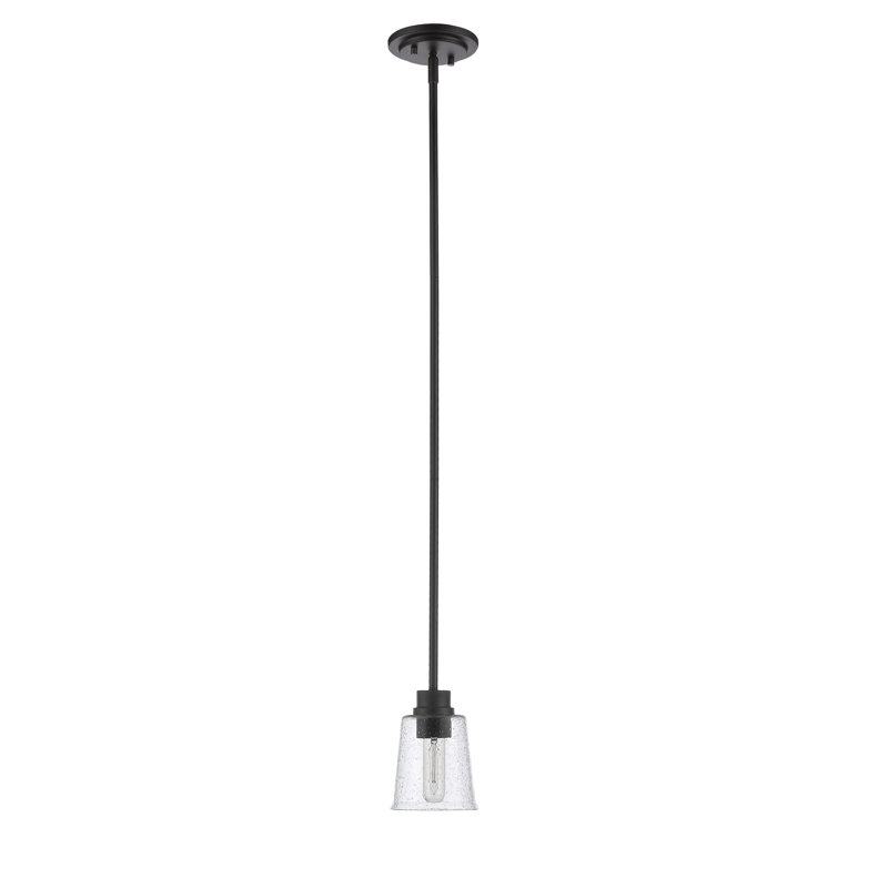 Masham 1 - Light Single Pendant, Matte Black