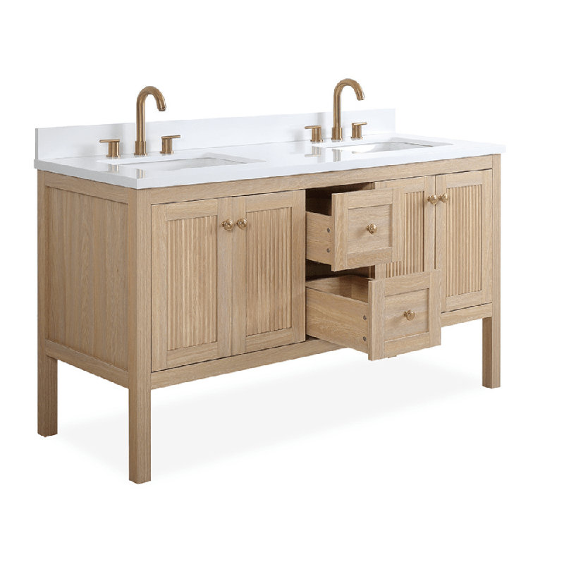 Ensemble de meuble-lavabo double 60 po Sera