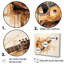 Guitare Simplicity Earthy Brown II - Ensemble de décoration murale musique-107758996