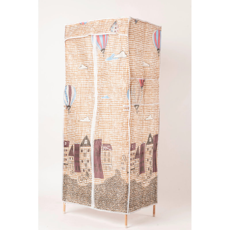 Armoire-penderie en tissu