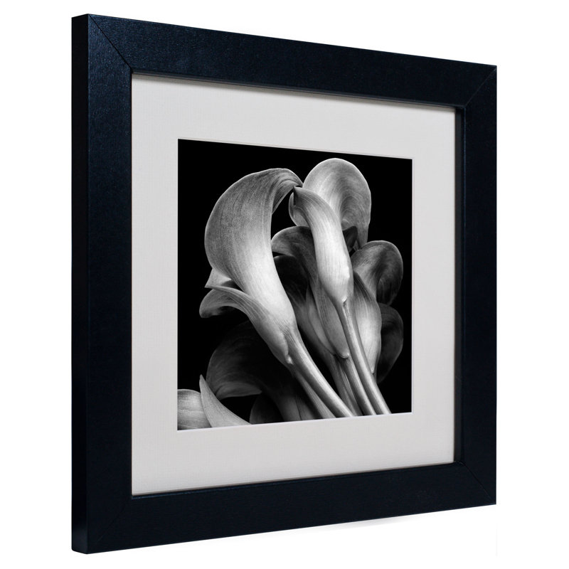 « lillies », reproduction de photo encadrée, H 11 po x l 14 po x P 0,5 po