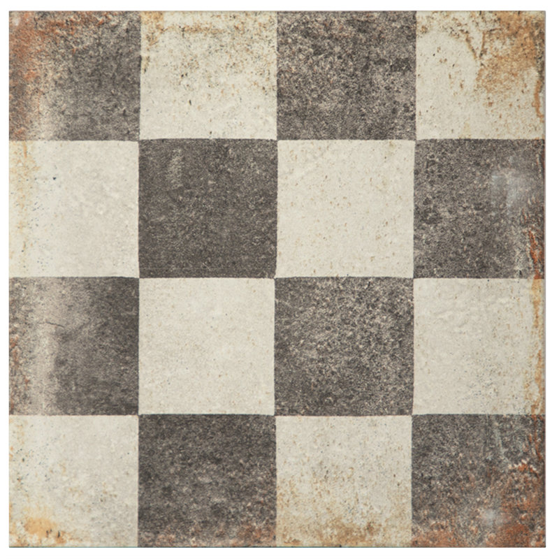 Carreau de porcelaine rétro 9 "x 9" D'Anticatto