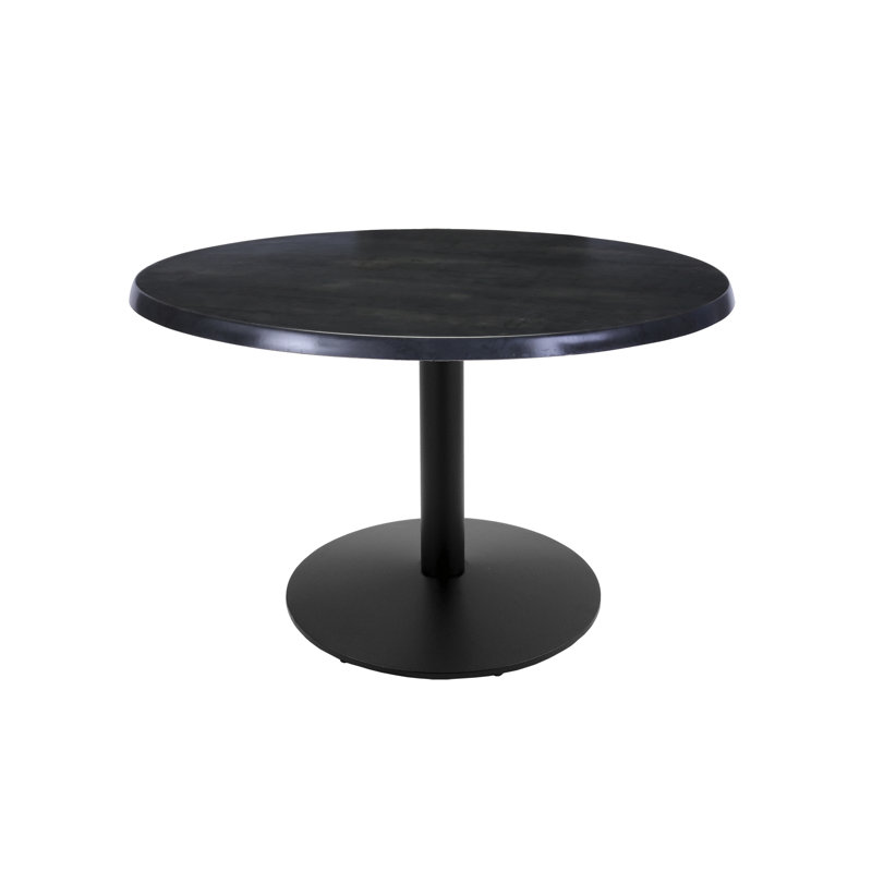Table d'intérieur et d'extérieur, Acier noir, H 30 po x l 36 po x P 36 po