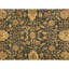 Hand Knotted Wool Oriental Area Rug in Black And Gold