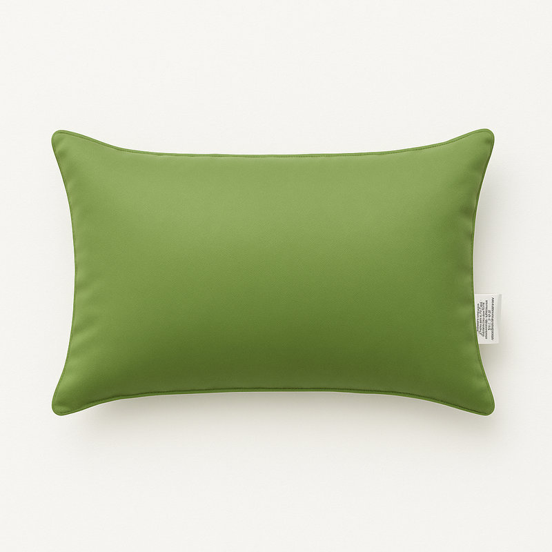 Rosemary Outdoor Pillow Cover and Insert, 14" H x 20" W x 5" D, Green