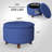 Upholstered Storage Ottoman Bench Button Tufted Round Ottoman Footrest Stool for Living Room Bedroom-107234577