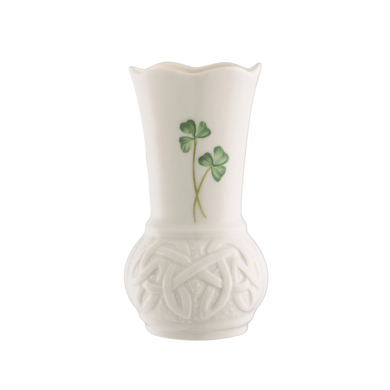 Vase de table en porcelaine blanche 4 "Blairmore