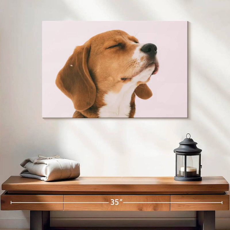 Brampt Beagle, 16" H x 24" W