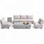 Ensemble de conversation modulaire en aluminium pour 5 personnes avec coussins