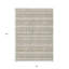 Tapis intérieur / extérieur lavable beige et ivoire 8 pi x 10 pi Southwestern