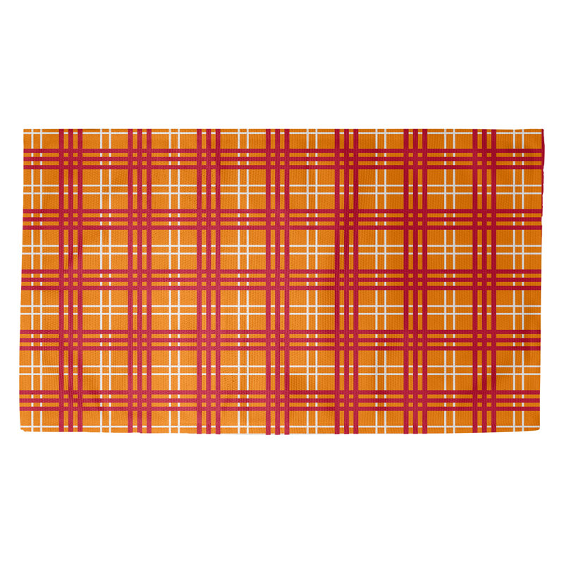Plaid Indoor Rug, Rectangle 3' x 5'