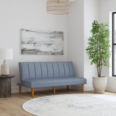 Bergen 66" Upholstered Convertible Futon Sofa