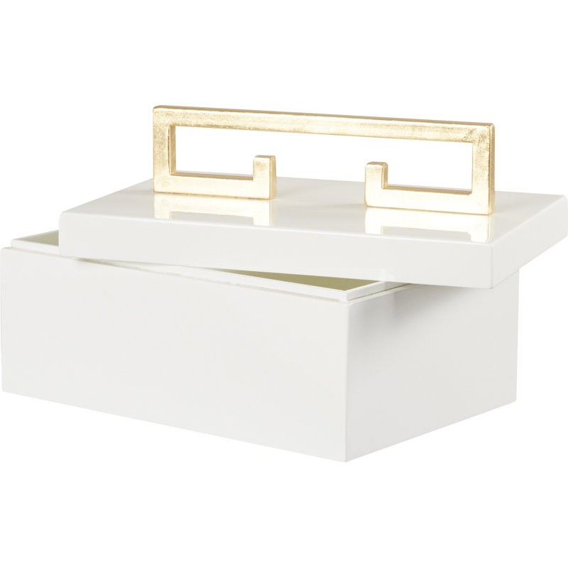Memory Box, White/Gold