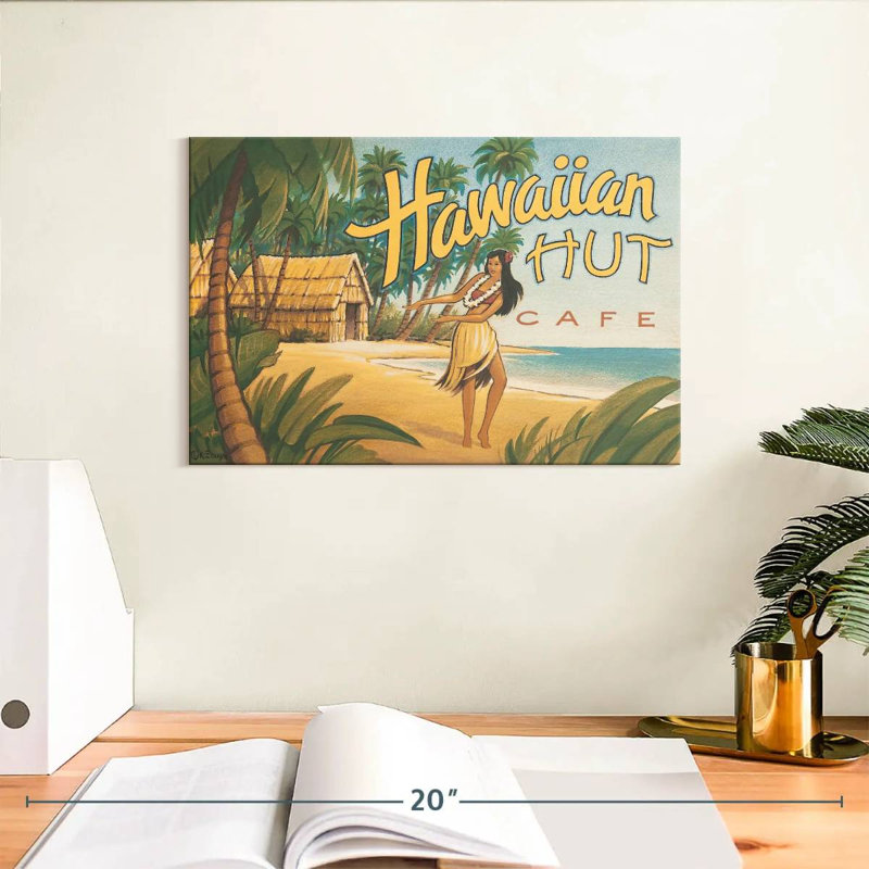 Gillard Hawaiian Hut Cafe, H 8 po x l 12 po