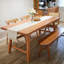 Table de salle à manger moderne Modern Burlywood-2077776147