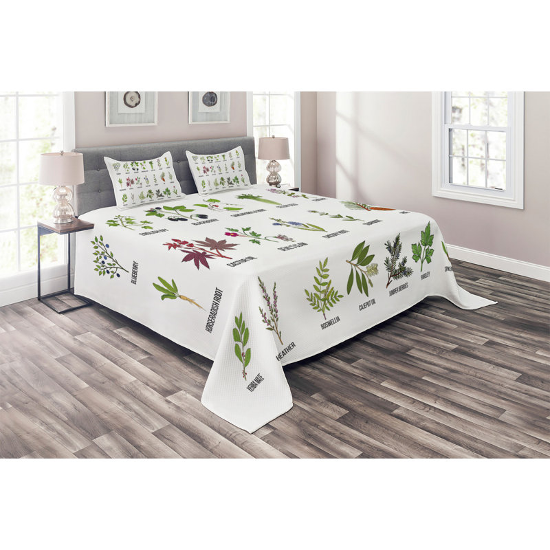 Bunny Polyester Coverlet, King Bedspread + 2 Shams