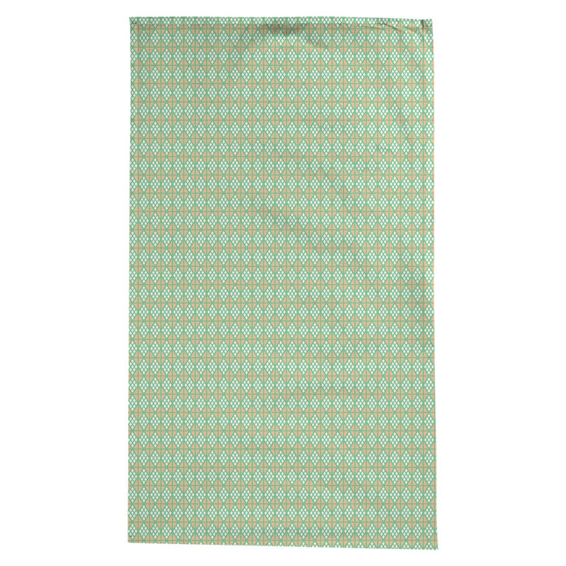 Nappe diamants Leffel, Vert / orange