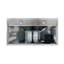Eco-Air Stainless Steel 860 CFM Convertible Wall Range Hood with Baffle Filter