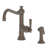 Jacobean Single Handle Kitchen Faucet with Side Spray