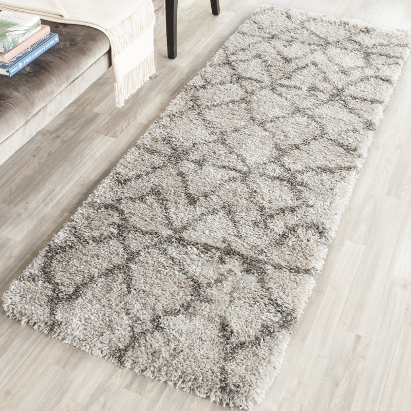 Sgb-Belize Shag Performance Abstract Rug, Runner 2'3" x 7'
