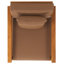 Montford Teak Patio Chair with Cushions-2046418002