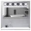 Luminaire de salle de bain 37 po à 5 lumières DEL moderne 37 po, noir élégant pour miroir, douche et décor de salle de bain-2067046813-2067046816-2067046822